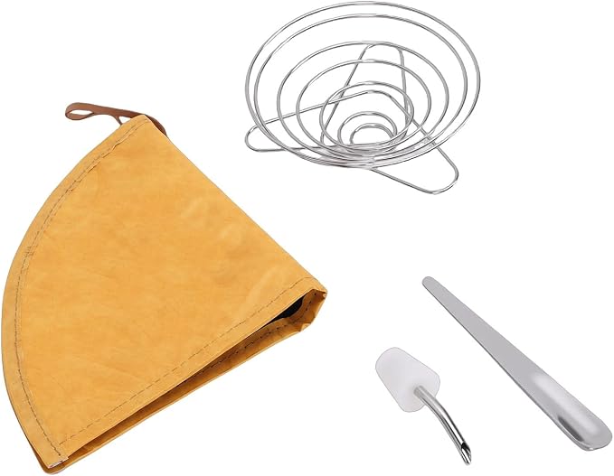 Coffee Accessories Set, Stainless Steel Foldable Filter Holder, Travel Brewing by POENVFPO