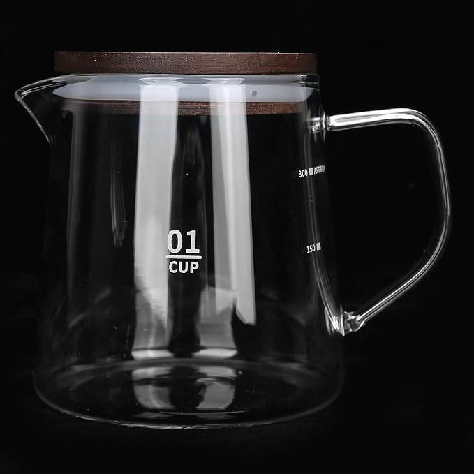 Small Glass Carafe, 16.9oz Glass Coffee Server - Image 9