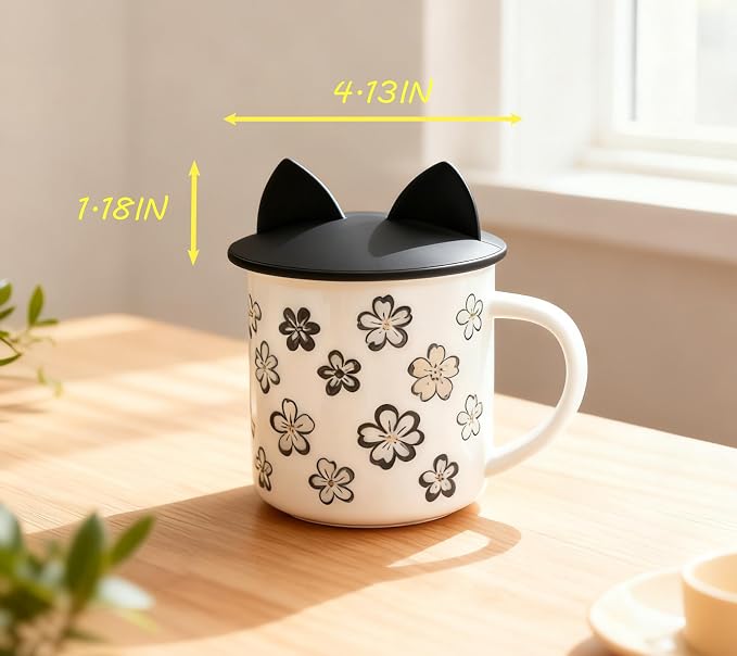 4Pack Cute Mug Cover Anti-dust, Airtight Seal, Food Grade Silicone Hot Cup Lids - Image 2