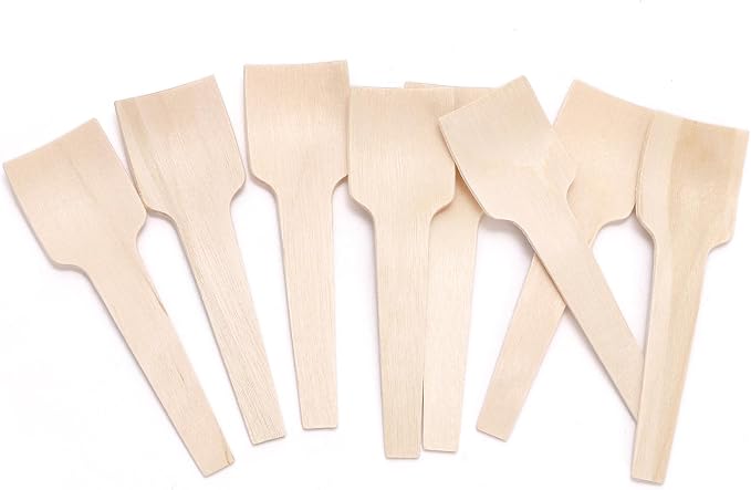 Bekith 400 Pcs Small Wooden Spoons, Mini Wooden Ice Cream Spoons, 2-3/4" - Image 3