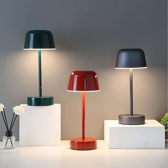 Rechargeable Cordless Mushroom Small Table Lamp - Image 3