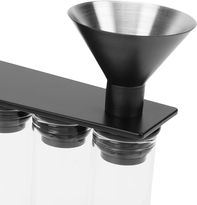 TOPINCN Single Dose Coffee Bean Storage Tubes Coffee Bean Cellar Glass Storage - Image 3