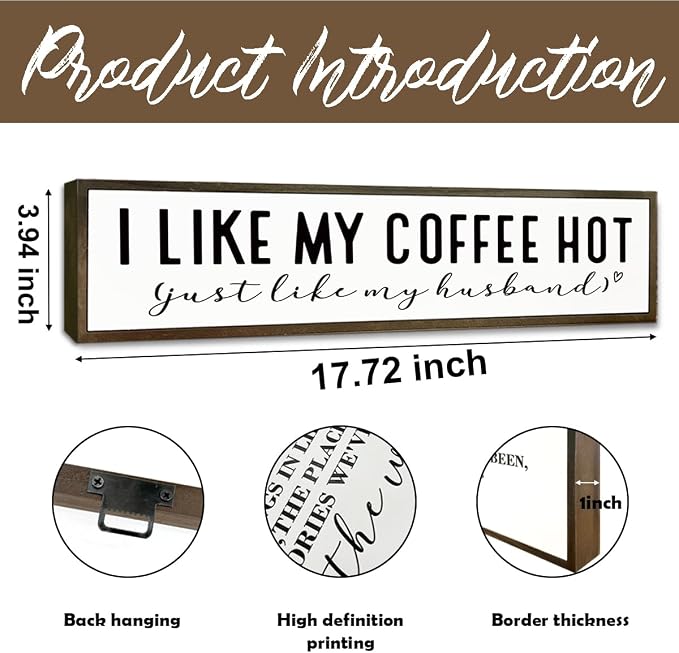 Funny Coffee Wood Sign, Rustic Coffees Station Decor, Coffees Home Decor - Image 2