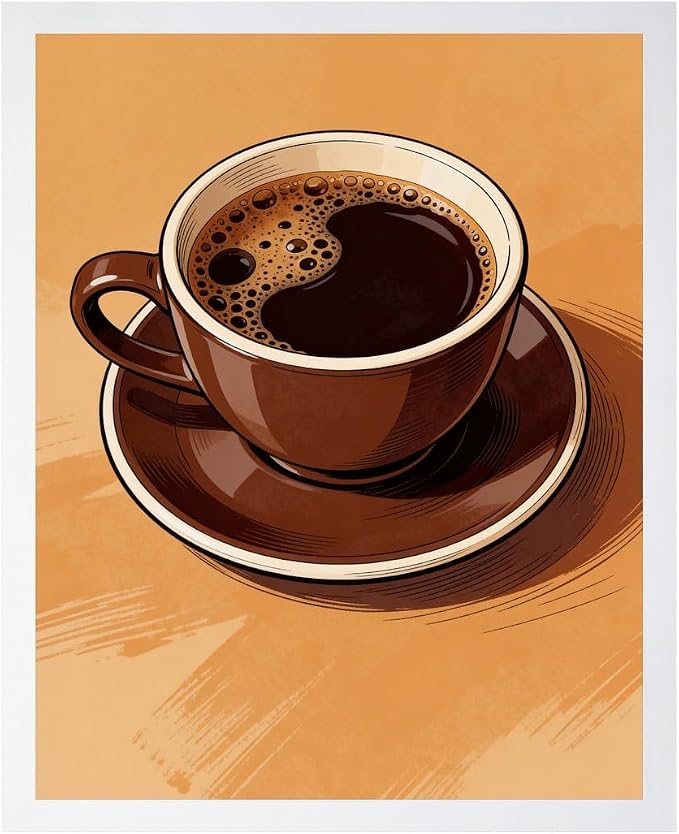 Lawrence Williams Designs Coffee Cup Poster by LawrenceWilliamsDesigns
