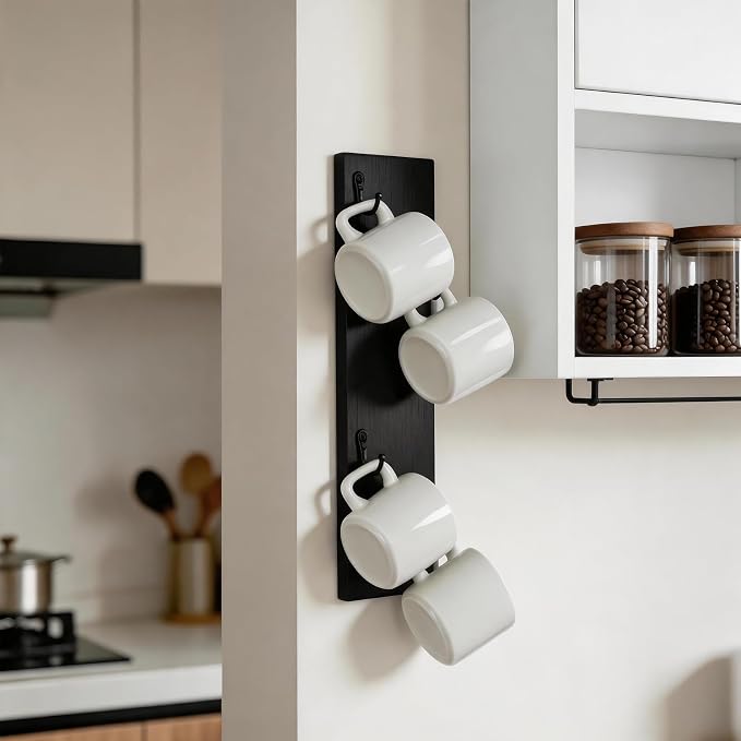 Yohsnor Mug Rack Wall Mounted - Image 4
