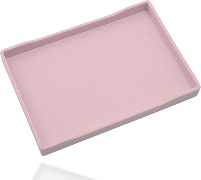 Pink Serving Tray for Gathering Small Items | Serving Accessory, Perfume and by VCREATC-VCREATEFORCUSTOMER