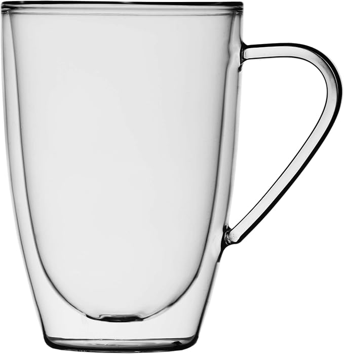 Safdie & Co. Barista Plus Insulated, Cappuccino Cups, Glass Coffee Mug - Image 2