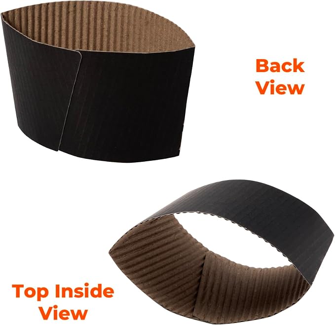 FMP Brands 100 Pack Coffee Sleeves - Image 4