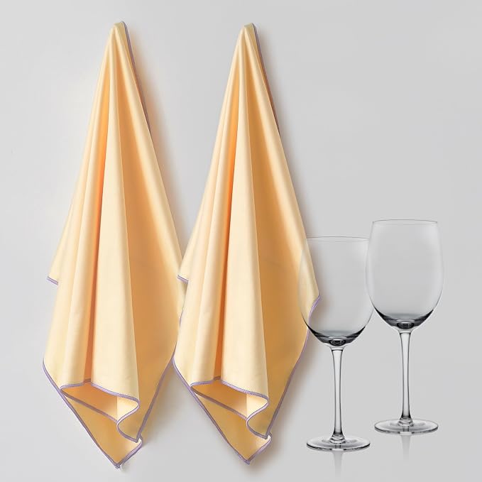 Vintorio Microfiber Polishing Cloth Clear, Streak Free, Cleaning by Vintorio
