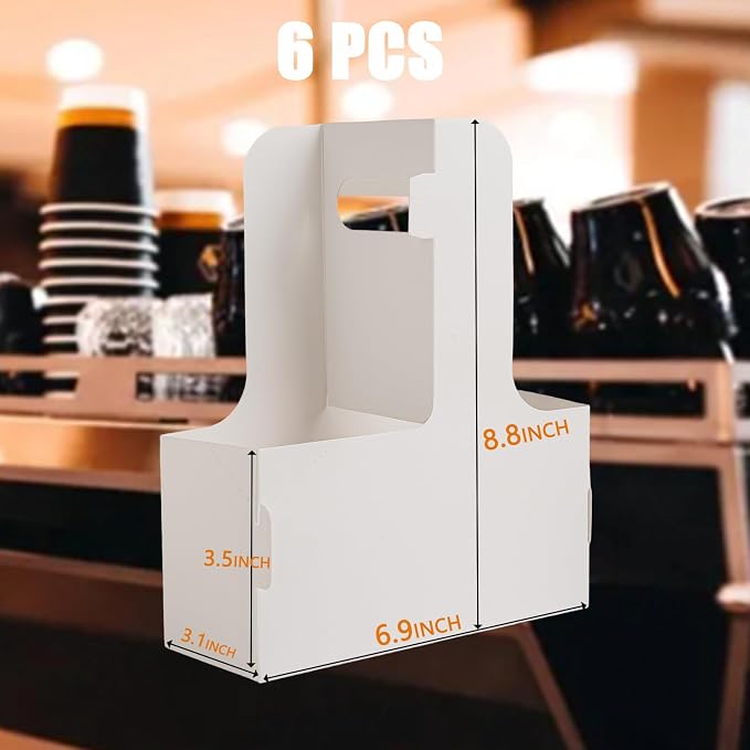 6 Pack 2/4 Cup Drink Carrier - Image 3
