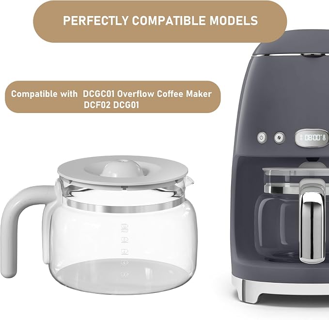 10 Cup Coffee Maker Carafe Replacement Pot Compatible - Image 3