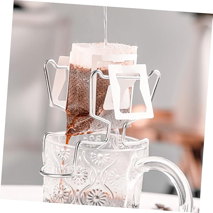 Hanging Ear Coffee Filter Bag Holder Stainless Steel Drip Rack - Image 6