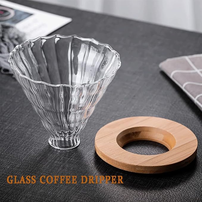 Pour Over Coffee Maker - 20 OZ /600ML Glass Carafe Coffee Server - Image 5