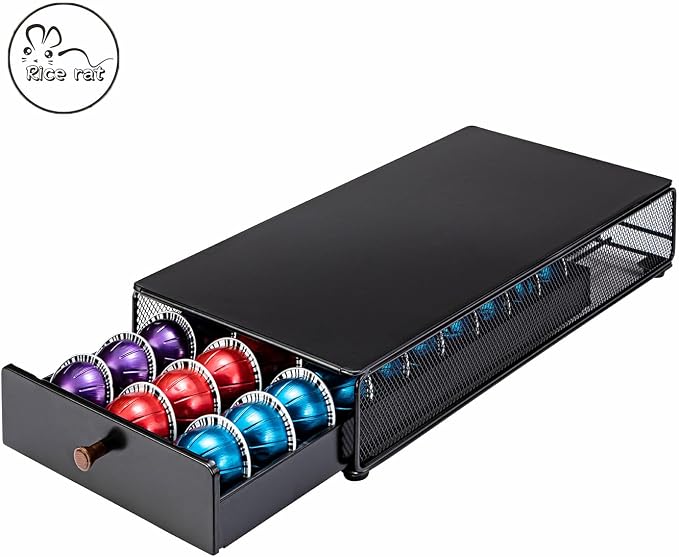 Coffee Pod Drawer Organizer for Nespresso Vertuo, 30 Pods Coffee Pod Holder - Image 5