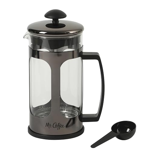Mr. Coffee Daily Brew French Press Coffee Maker, 30-Ounce Glass Carafe by Unknown