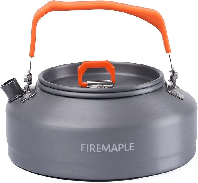Fire-Maple Feast T3 Camping Kettle | 0.8 Liter Lightweight | Portable Teapot by Fire-Maple