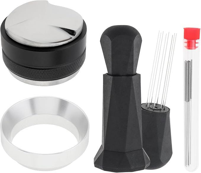 51mm Espresso Tamper and Distributor Tool Set, Coffee Tamper Leveler by TQEONKL