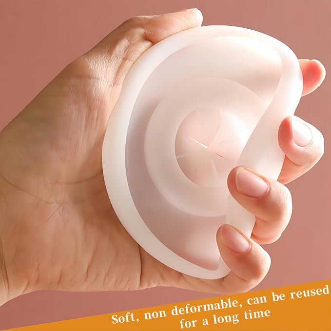 6 Pcs Cross shaped silicone cup lid, Transparent Cup Lid - Image 6