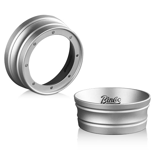 Bincoo Espresso Dosing Funnel 58mm, More Tall Magnetic Aluminum Alloy by Bincoo