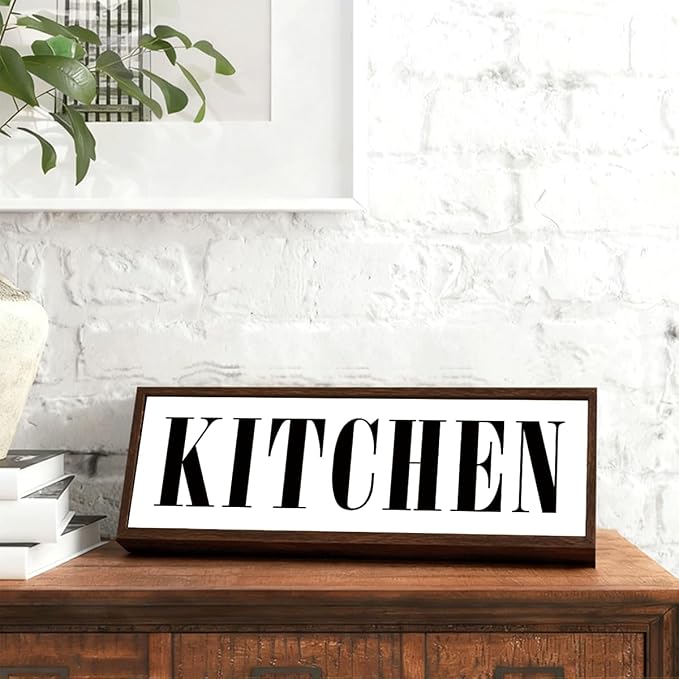 Kitchen Sign, Decorative Framed Wooden Box Sign, Kitchen Decor - Image 2