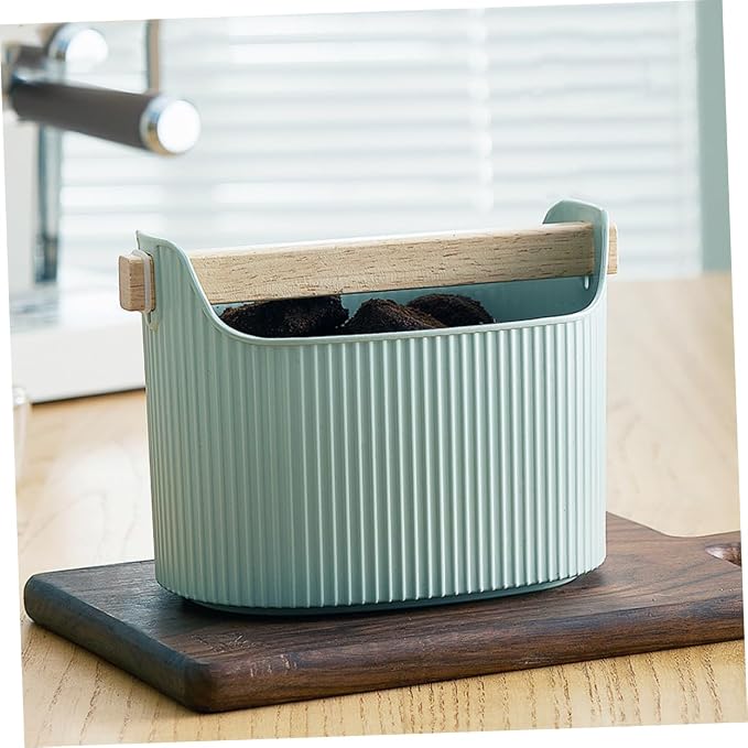 Gatuida Beech Lid Used Ground Container Ground Coffee Waste Bin Holder - Image 4