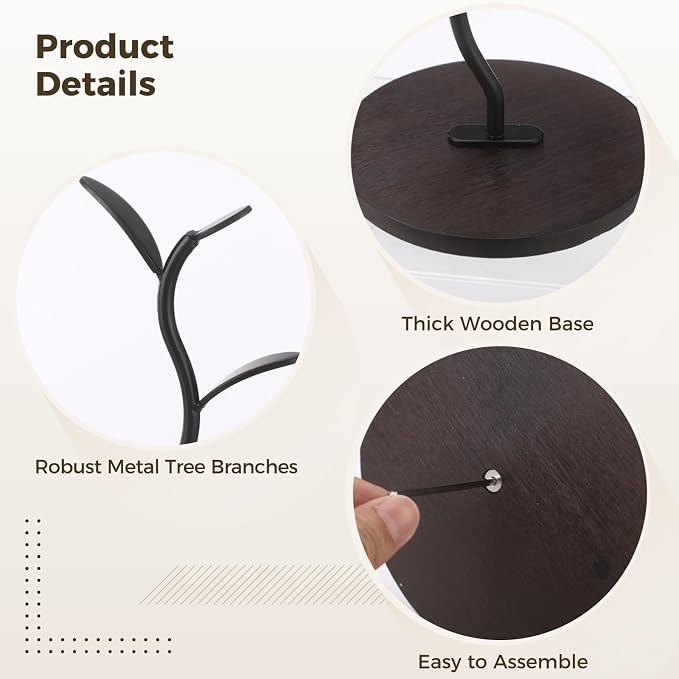 Mug Tree Stand for 4 Cups, kitchen counters, tea stations, and cup drying - Image 3