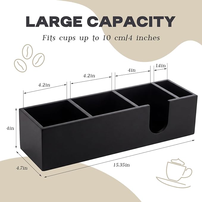 Novabright Pine Wood Coffee Cup Holder - Image 2