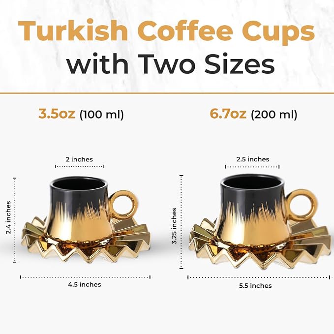 Turkish Coffee Cup Set of 6 - Image 3
