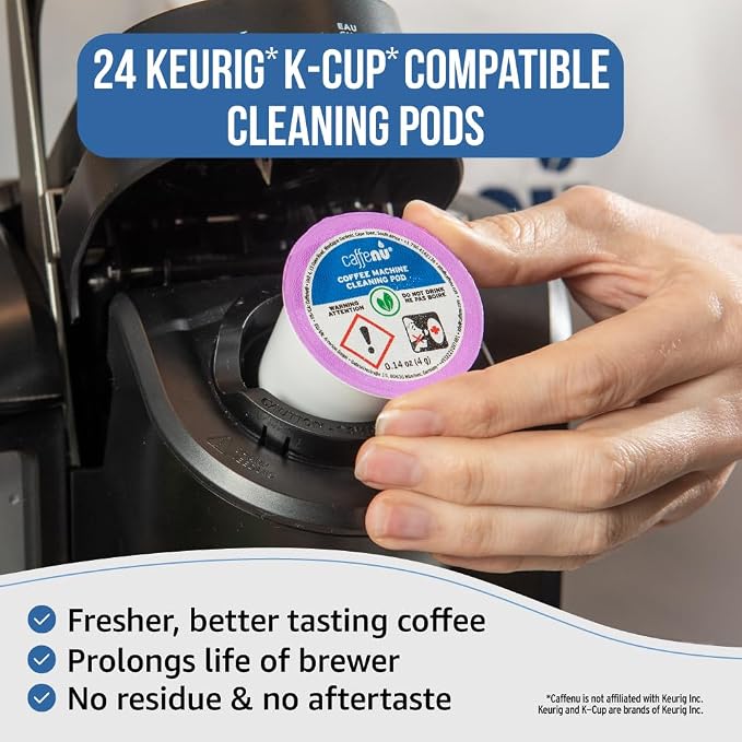 Keurig Compatible Cleaning Pods. 24 Rinse Pods Cleaner Kit. Eco Friendly - Image 3
