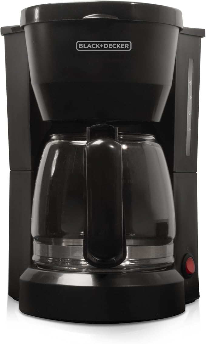 BLACK+DECKER 5-Cup Coffeemaker, DCM600B Black by Unknown