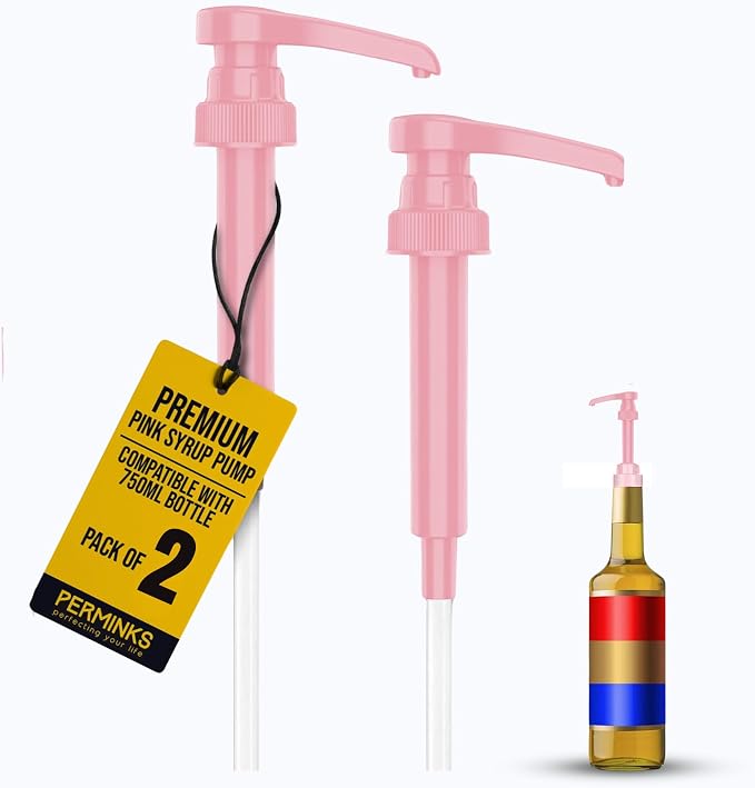 Syrup Pumps- Compatible with Torani and Davinci Bottles by PERMINKS