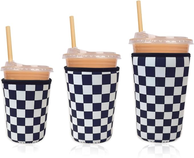 Reusable Insulated Neoprene Iced Coffee Cup Sleeve, Durable Drink Sleeve by Unknown
