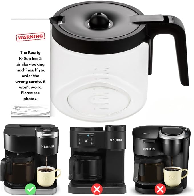 Replacement 12-Cup Coffee Pot Carafe by HAKANO