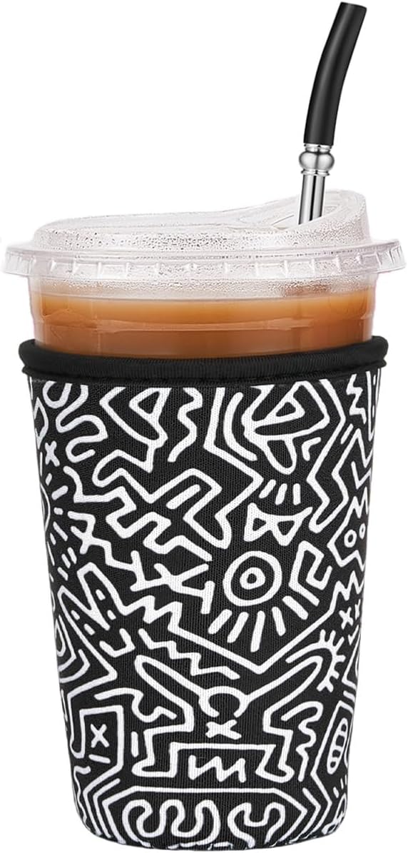 Iced Coffee Sleeve Reusable Medium 22-28oz by Cavllson