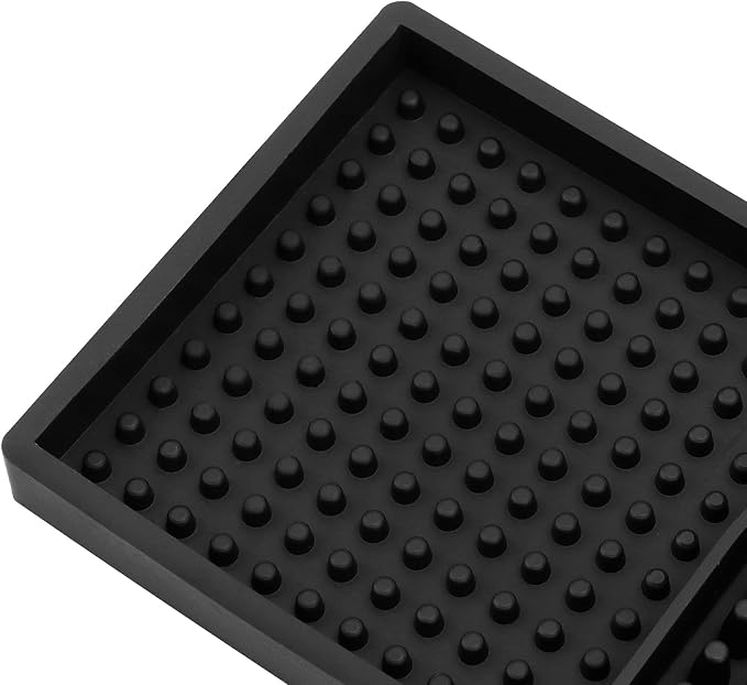 FUNSUEI 6 PCS 3.15 x 24 Inch Rubber Bar Mats, Non-Slip Rubber Bar Service Spill - Image 3