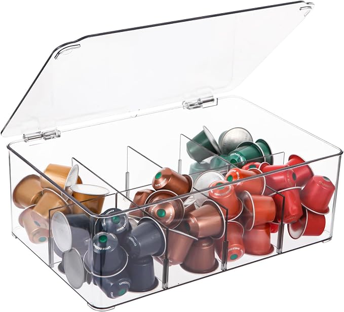 Coffee Pod Holder Storage for Counter, Compatible by ZECENN