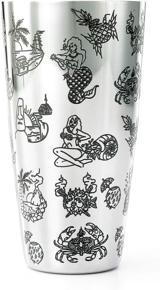 Barfly Cocktail Tin, Large 28 oz, Stainless Steel - Image 4