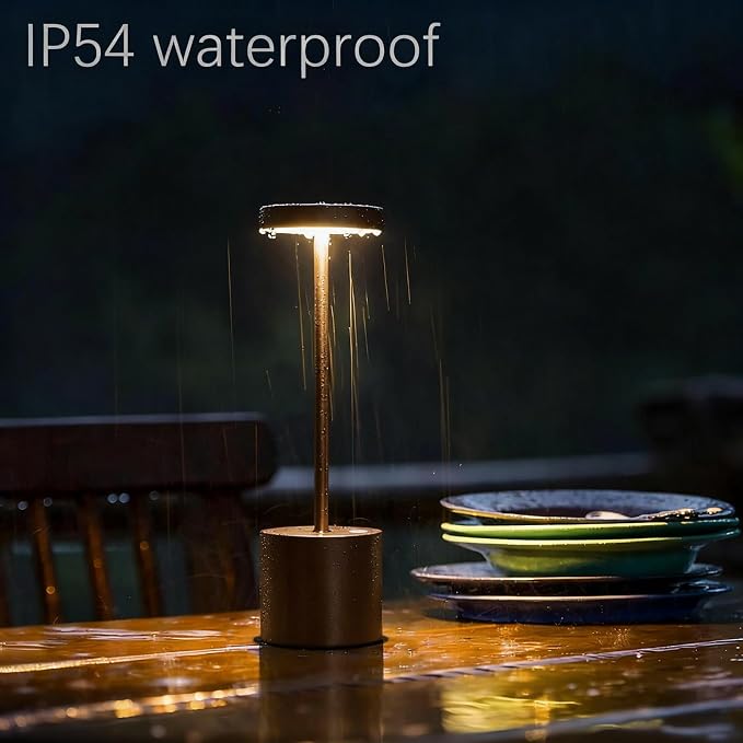 2-Pack Cordless Rechargeable Table Lamps, 3 Color Temperatures and Stepless - Image 4