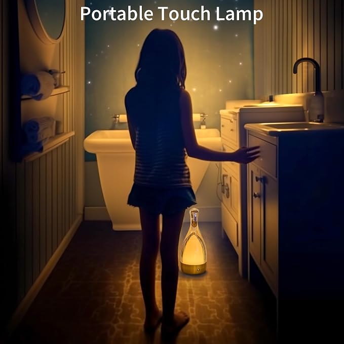 Table Lamp for Bedroom, Small Desk Lamp Dimmable 4 Gears:3000K/4000K/6000K/RGB - Image 4