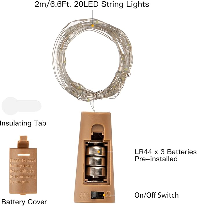 Brightown Wine Bottle Lights - Image 5