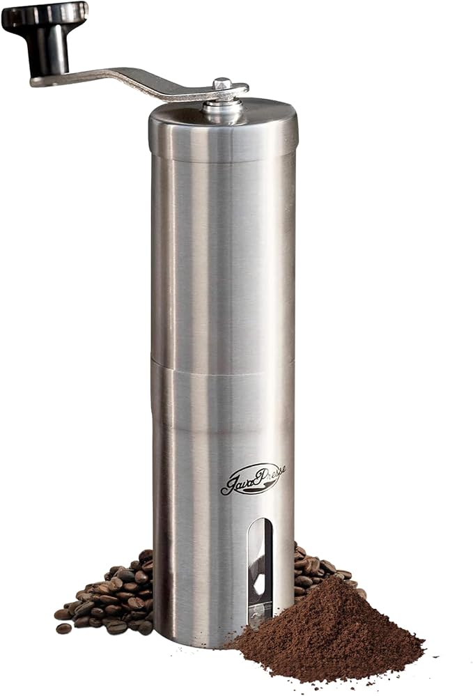 JavaPresse Manual Stainless Steel Coffee Grinder by JavaPresse