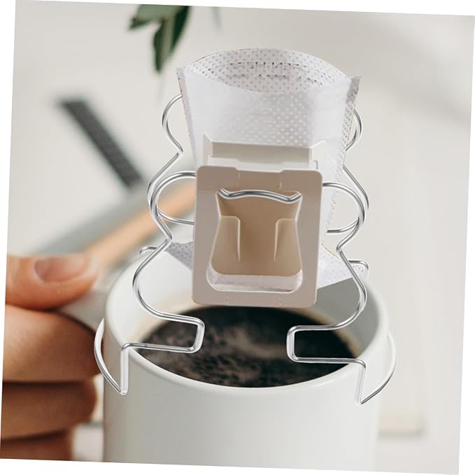 COLLBATH 2pcs Stainless Dripper Holder Hanging Drip Rack - Image 8