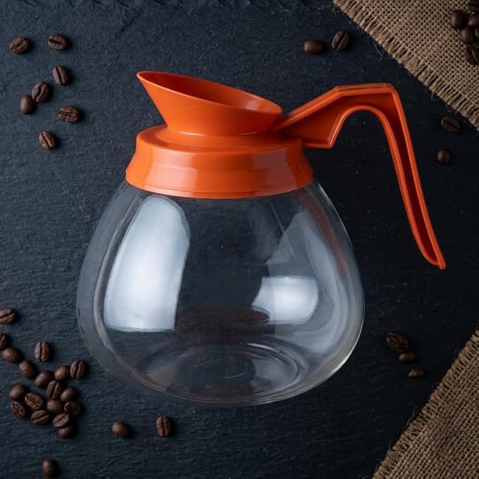 64 oz Commercial Glass Coffee Pot Decanter - Image 2