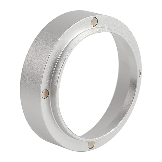 Aluminum Coffee Dosing Ring, 51mm Diameter, Lightweight Powder Distribution Tool by TOPINCN