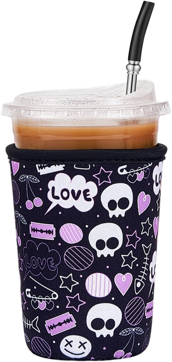 Iced Coffee Sleeve Reusable Medium 22-28oz by Cavllson