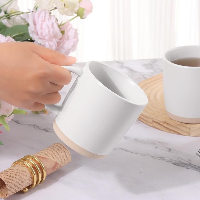 Coffee Mugs Set of 6, 14 oz Coffee Cups Ceramic, Ceramic Cup Set - Image 6
