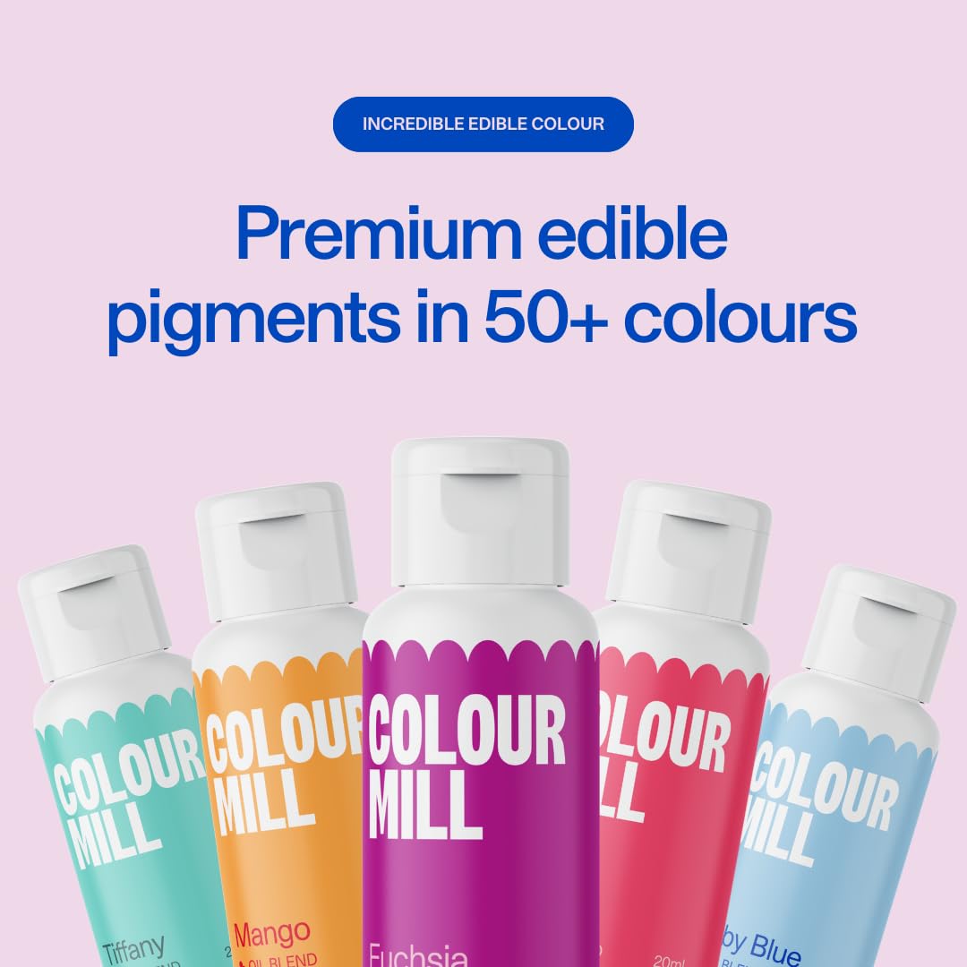 Colour Mill Oil-Based Food Coloring, 20 Milliliters Clay