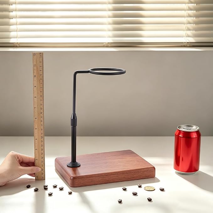 FINGERINSPIRE Adjustable Coffee Stand 8.66x6.3x9inch Black Alloy Pour Over - Image 3