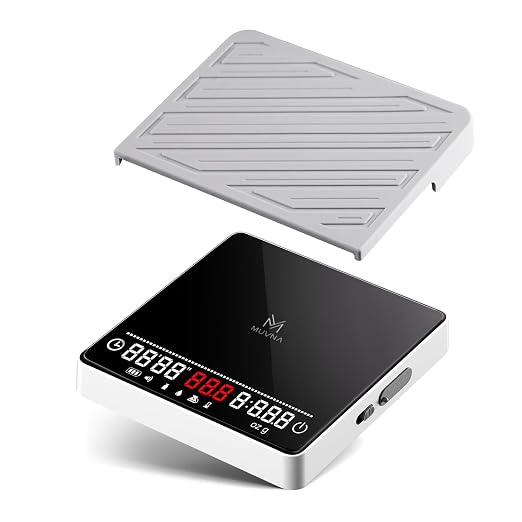 Digital Mini Coffee Scale with Timer by MUVNA