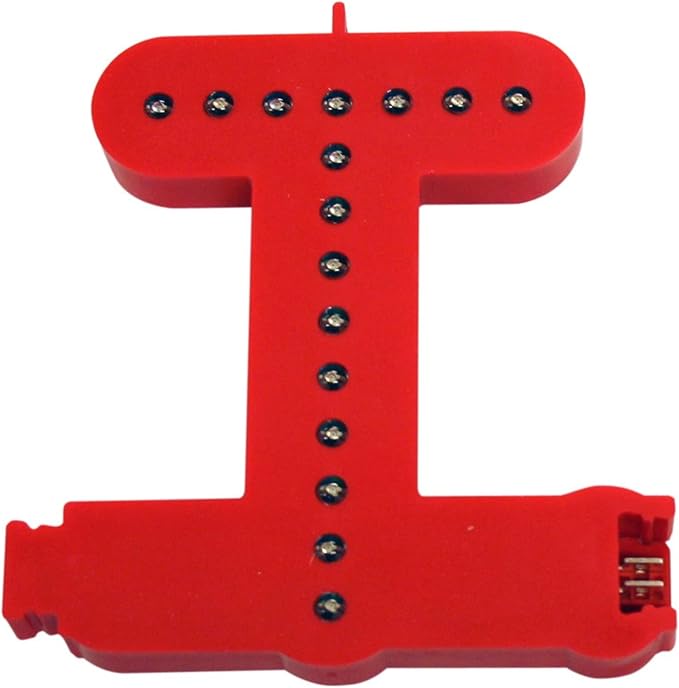 M&T Displays LED Marquee Letter Lights Modular Red Light Up Alphabet Initial T by MTDisplays